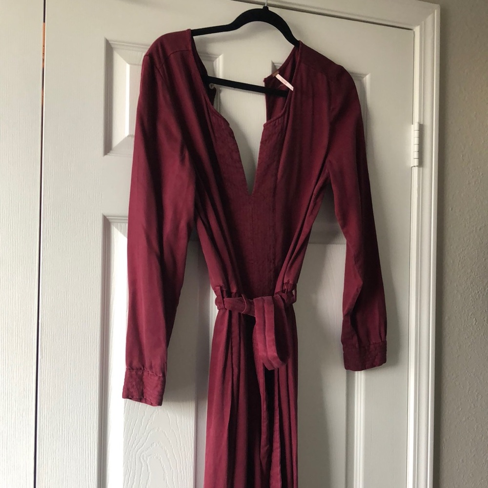 Free people wide leg jump suit
